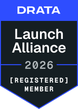 Drata Launch Alliance Member badge